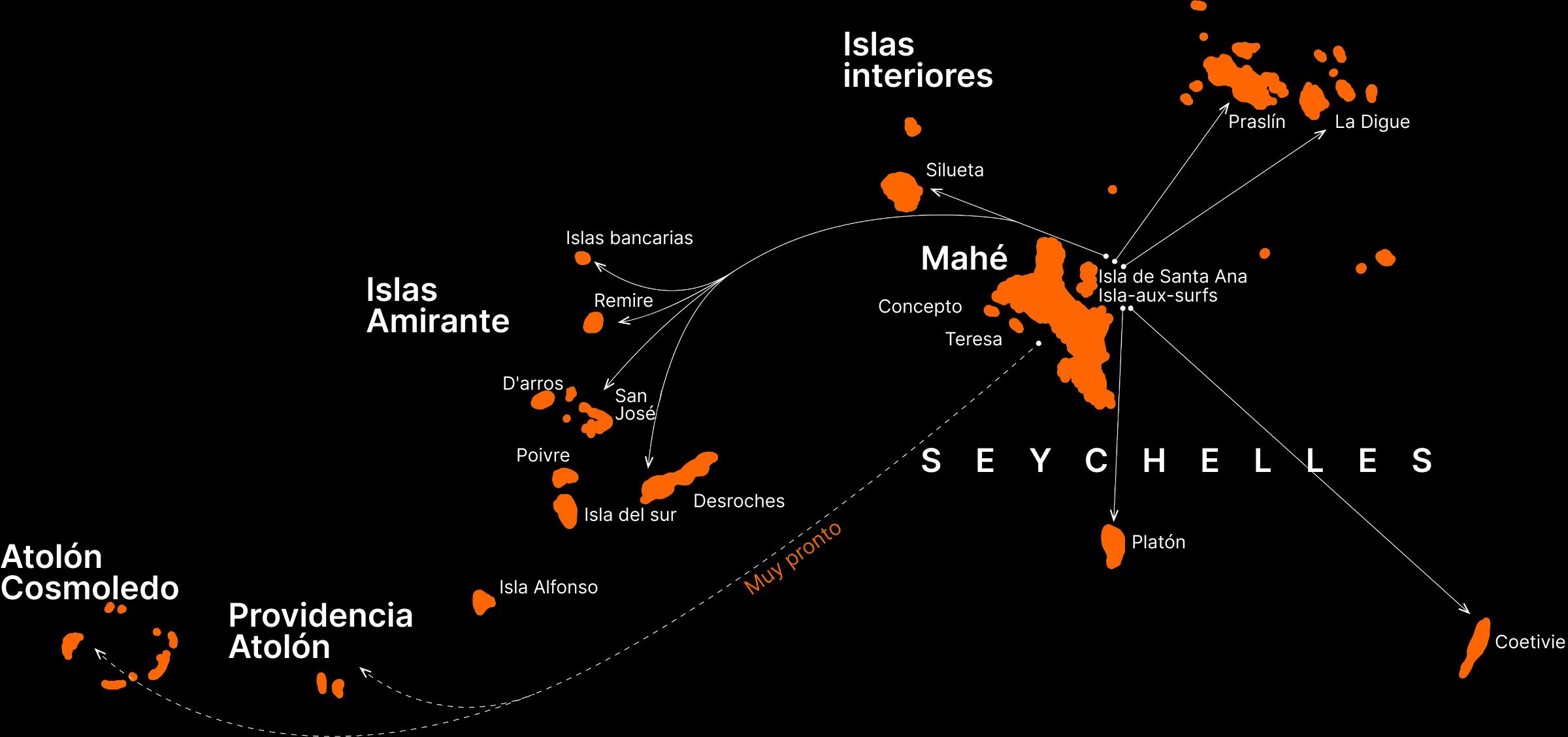 BoomBastic Chapters Seychelles - Our map