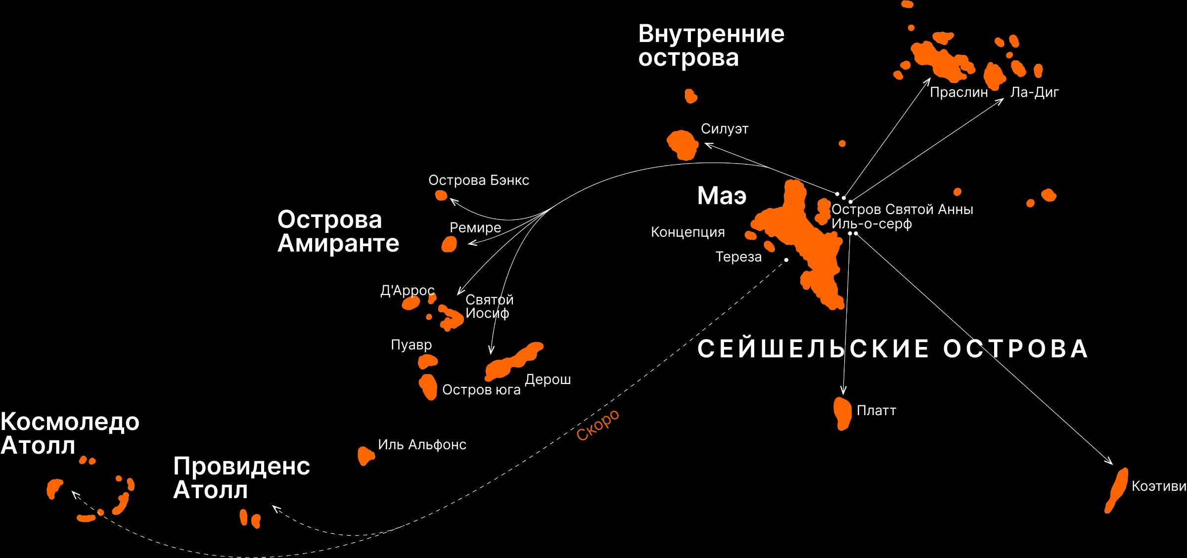 BoomBastic Chapters Seychelles - Our map