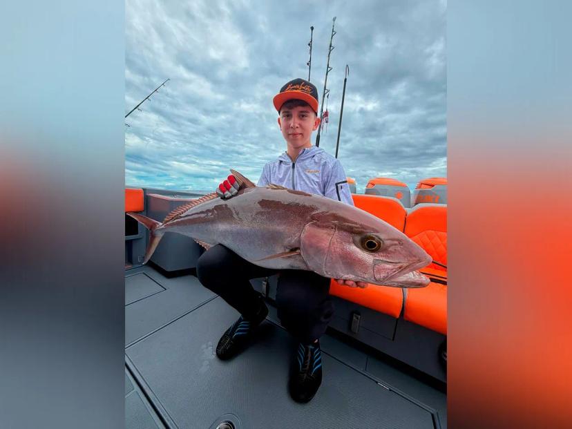 BoomBastic Chapters Seychelles - Young guest on board Boombastic: an incredibly passionate angler