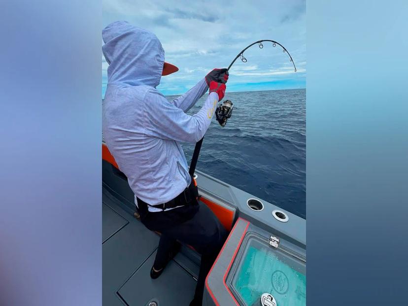 BoomBastic Chapters Seychelles - Young guest on board Boombastic: an incredibly passionate angler