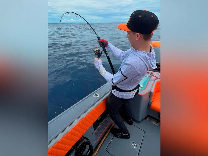 BoomBastic Chapters Seychelles - Young guest on board Boombastic: an incredibly passionate angler